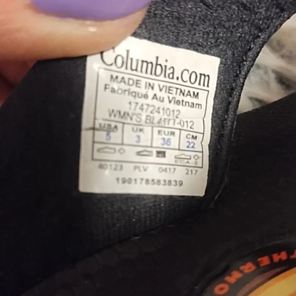 COPY - Columbia Kids Black Sandals
